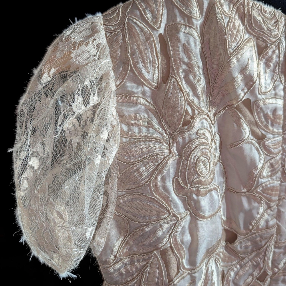 Elliatt Ambient Lace Dress In Champagne Size Small NWT - Picture 11 of 15